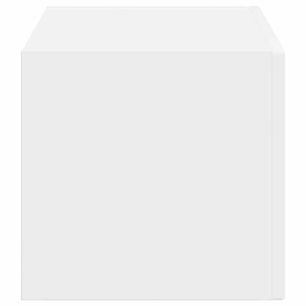 vidaXL Szafka pod telewizor Błyszcząca biel 60 x 31 x 29,5 cm