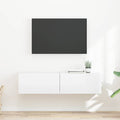 vidaXL Szafka pod telewizor 2 pcs Błyszcząca biel 60 x 31 x 29,5 cm
