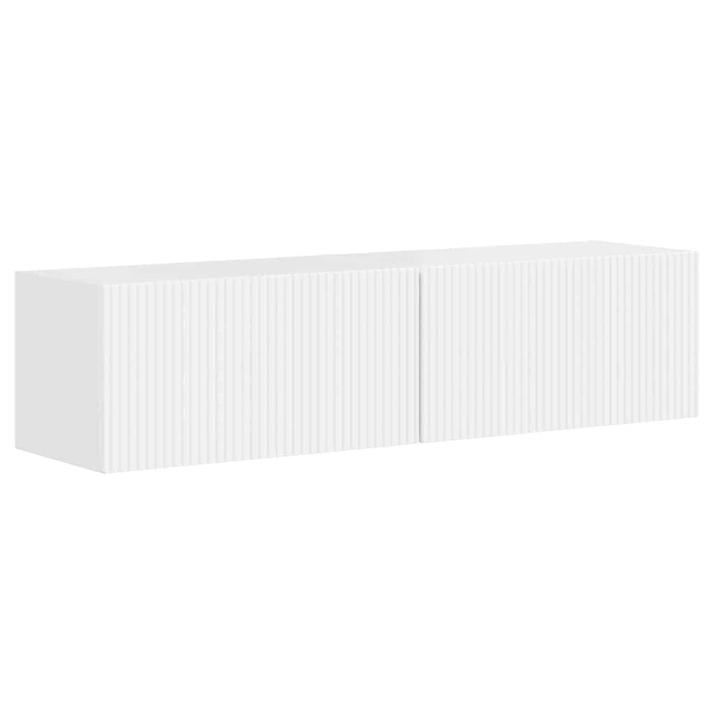 vidaXL Szafka pod telewizor 2 pcs Błyszcząca biel 60 x 31 x 29,5 cm