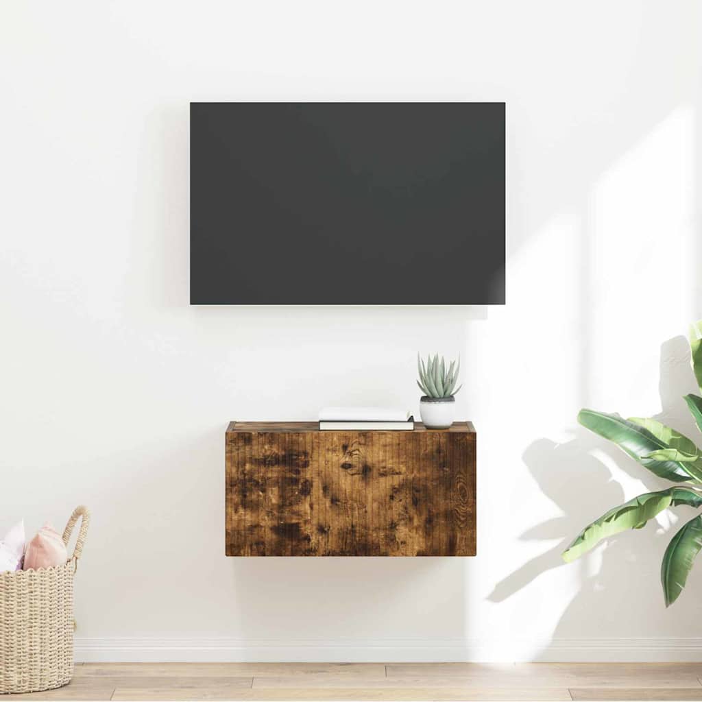 vidaXL Szafka pod telewizor Dąb wędzony 60 x 31 x 29,5 cm