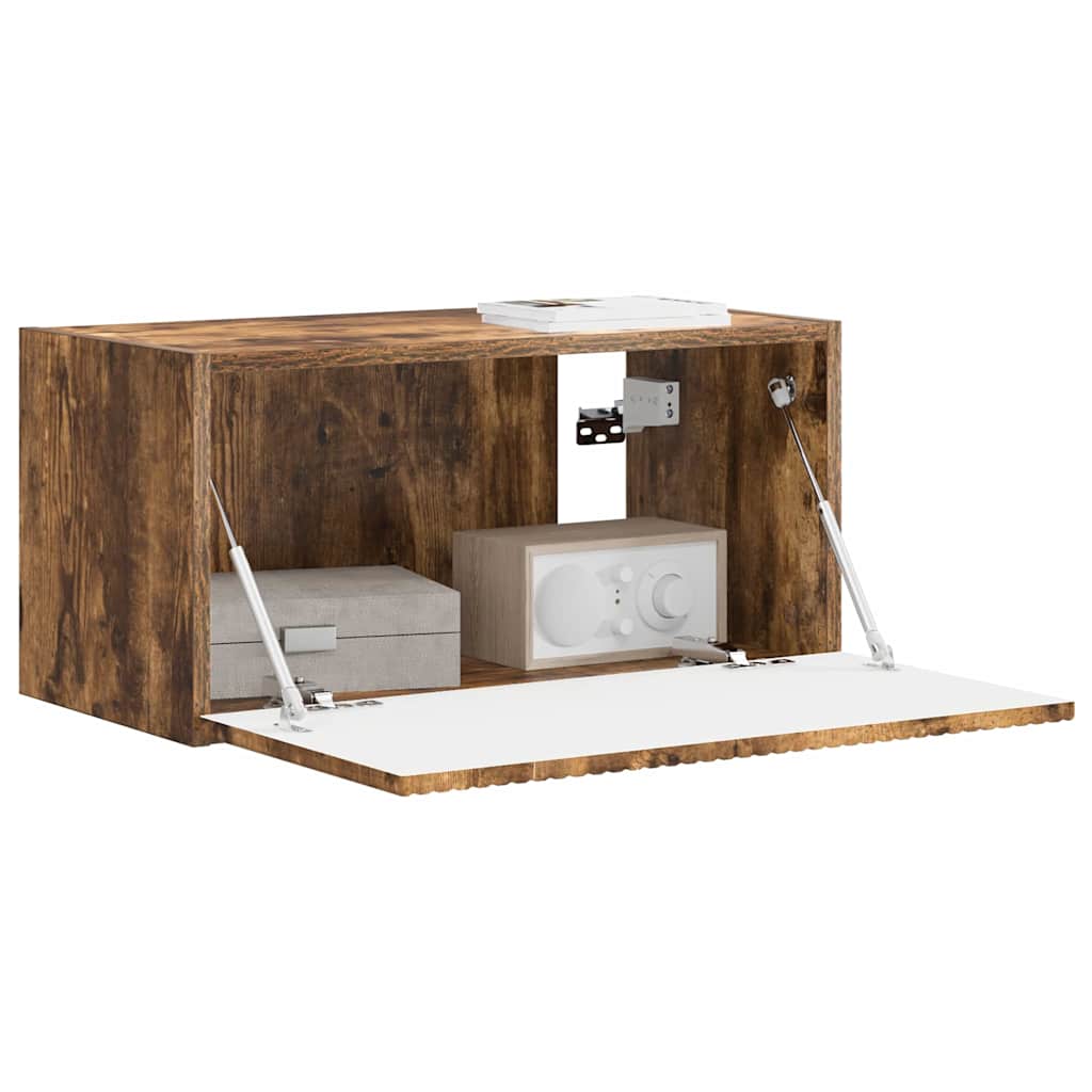 vidaXL Szafka pod telewizor Dąb wędzony 60 x 31 x 29,5 cm
