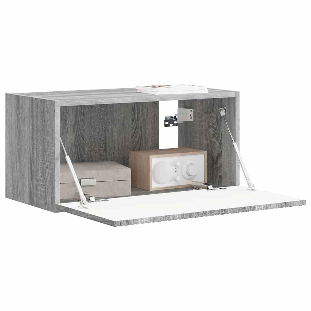 vidaXL Szafka pod telewizor Szary Sonoma 60 x 31 x 29,5 cm