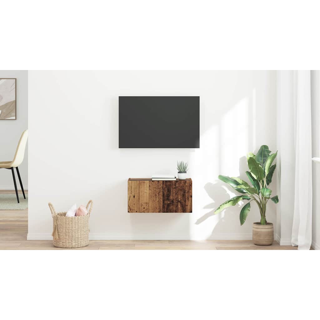 vidaXL Szafka pod telewizor 60 x 31 x 29,5 cm Stare drewno