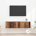 vidaXL Szafka pod telewizor 2 pcs Stare drewno 60 x 31 x 29,5 cm