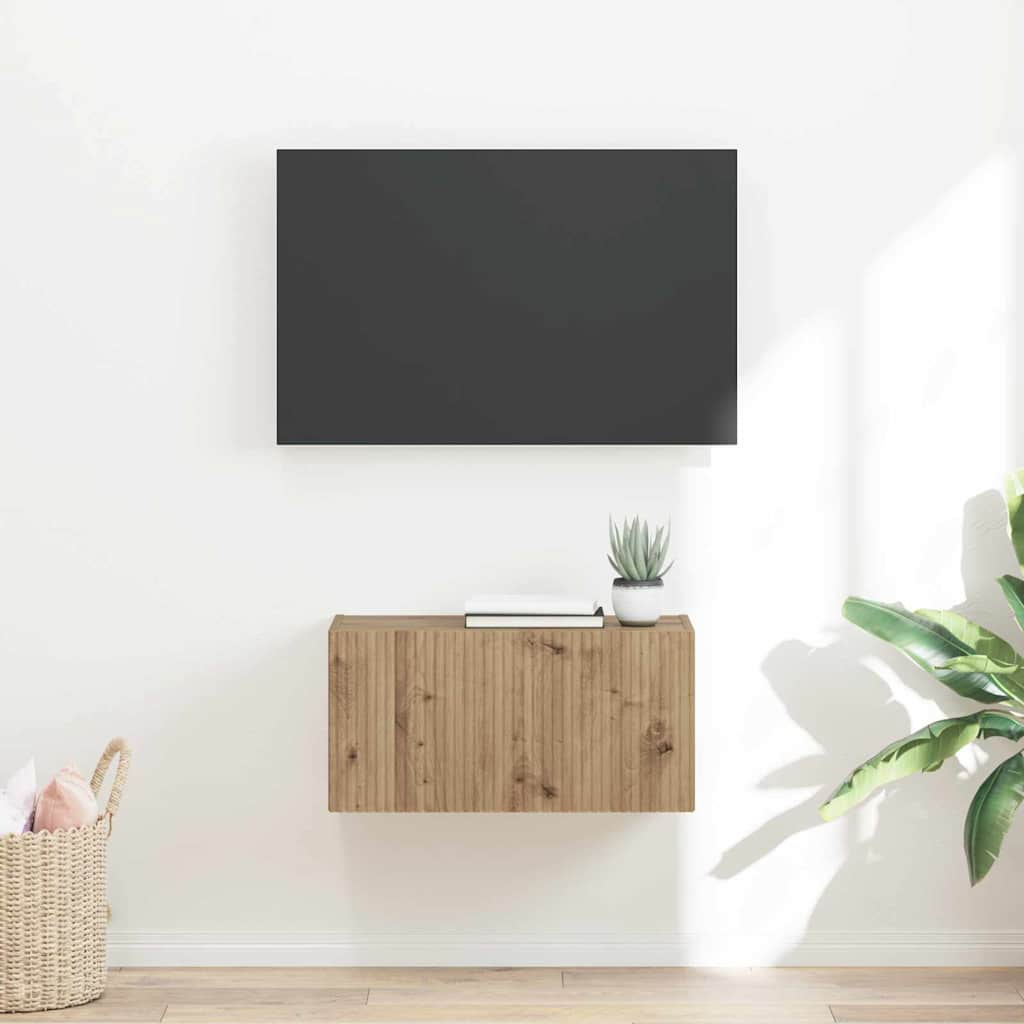 vidaXL Szafka pod telewizor 60 x 31 x 29,5 cm Dąb rzemieślniczy