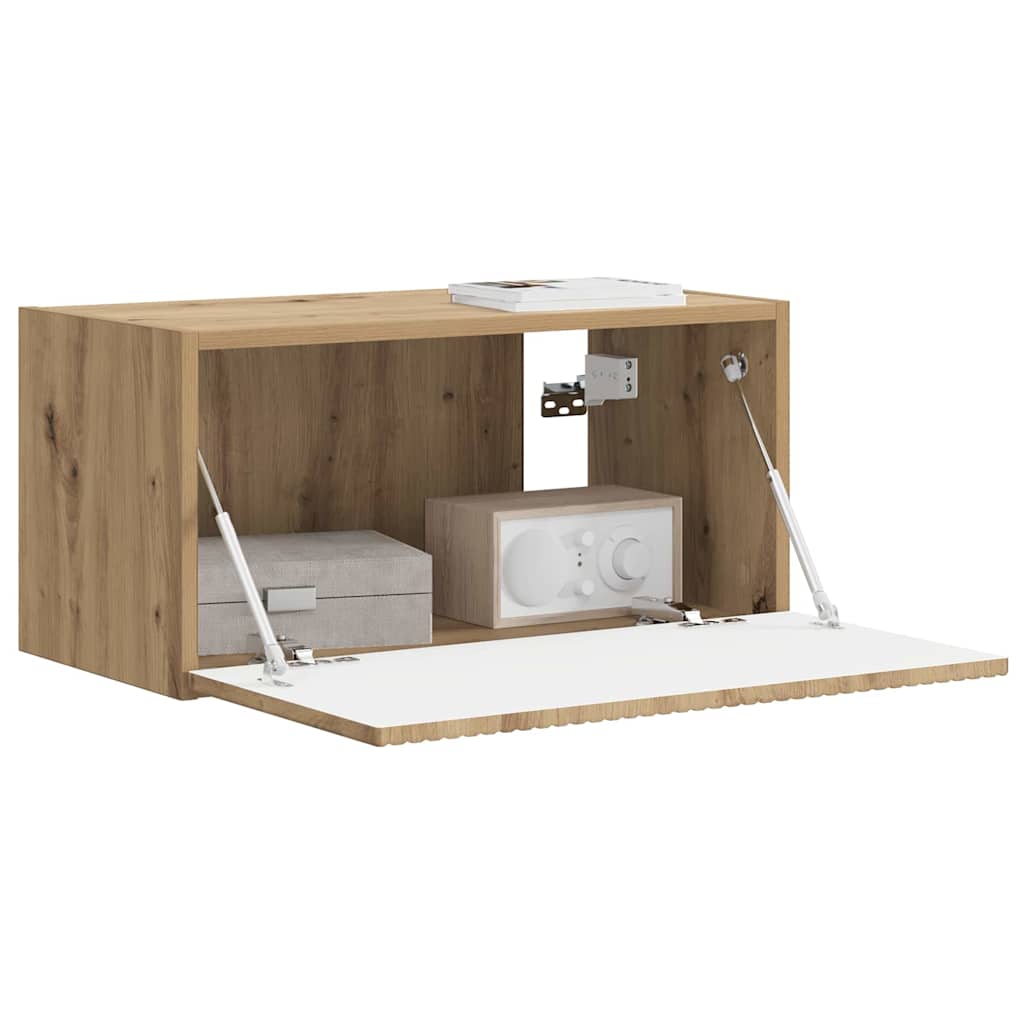 vidaXL Szafka pod telewizor 60 x 31 x 29,5 cm Dąb rzemieślniczy