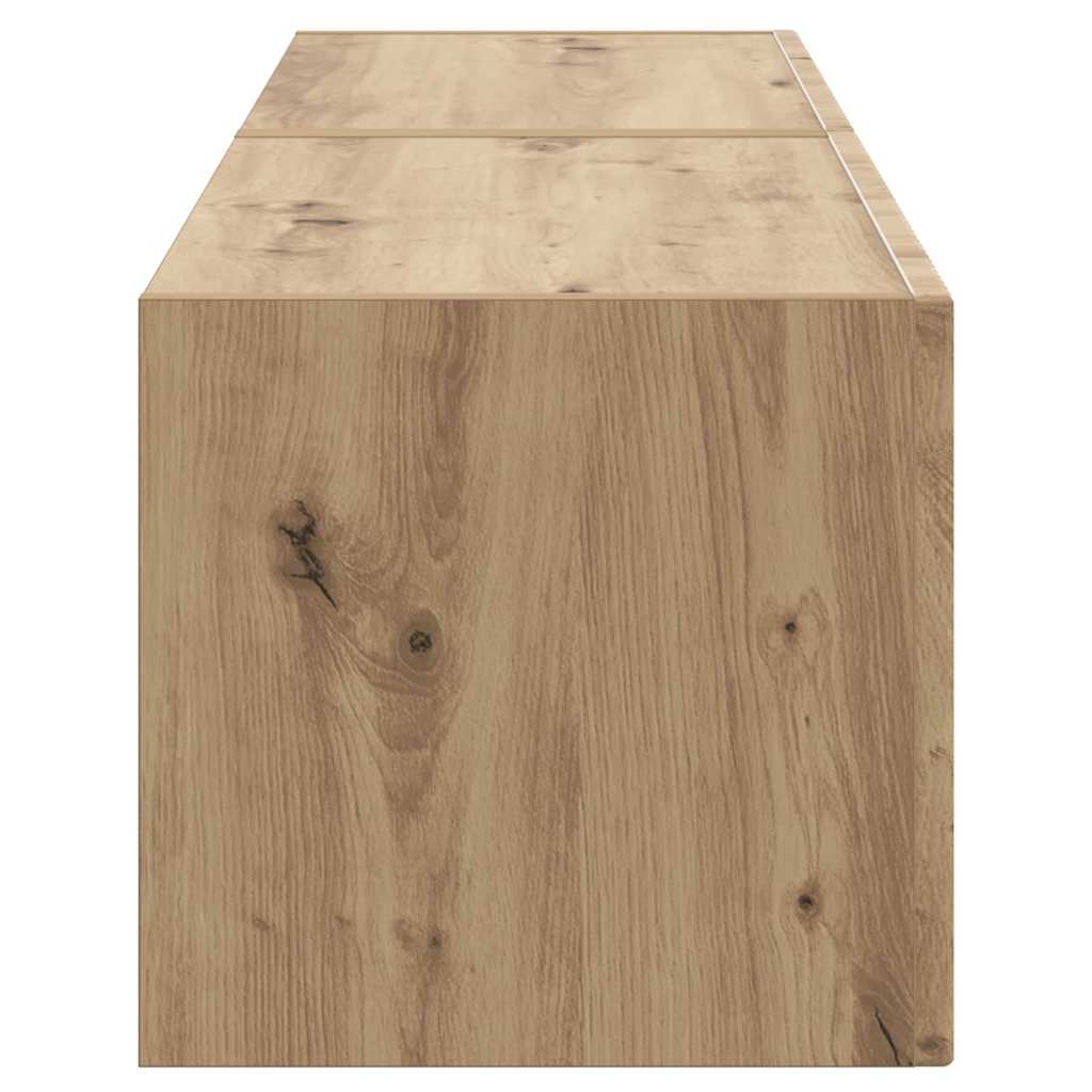 vidaXL Szafka pod telewizor 2 pcs Dąb rzemieślniczy 60 x 31 x 29,5 cm