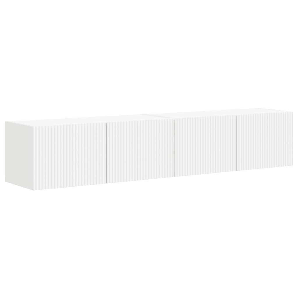 vidaXL Szafka pod telewizor 2 pcs Biały 78,5 x 31 x 29,5 cm