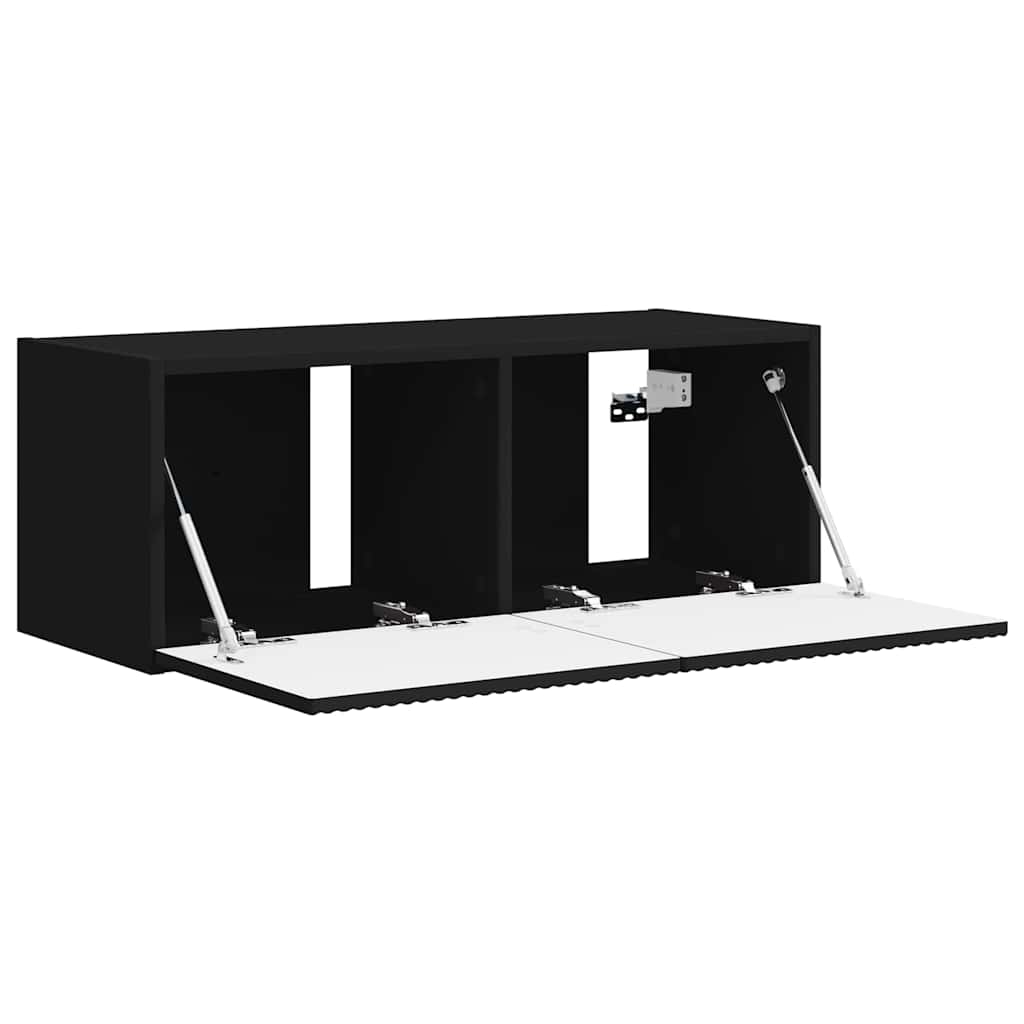 vidaXL Szafka pod telewizor Czarny 78,5 x 31 x 29,5 cm