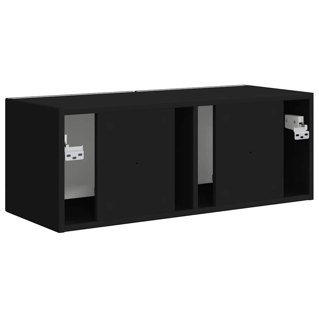 vidaXL Szafka pod telewizor Czarny 78,5 x 31 x 29,5 cm