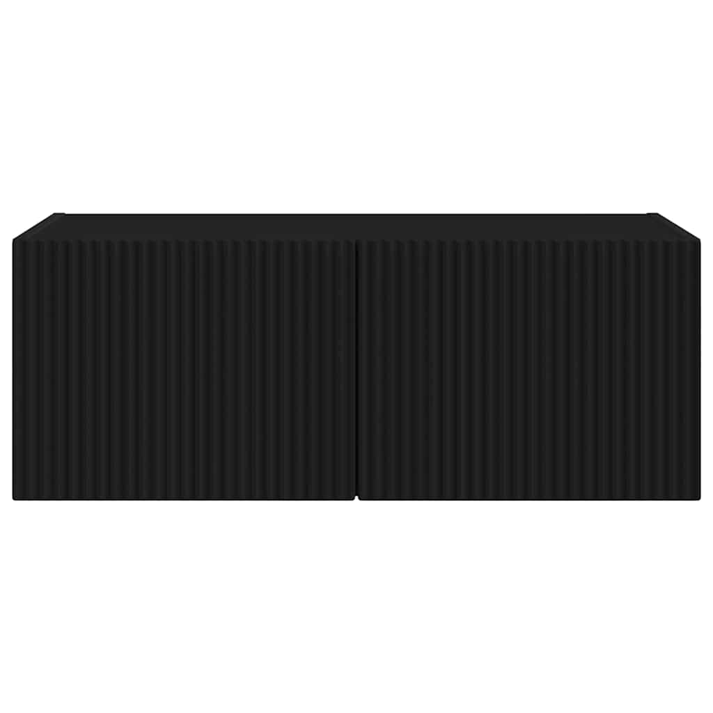 vidaXL Szafka pod telewizor Czarny 78,5 x 31 x 29,5 cm