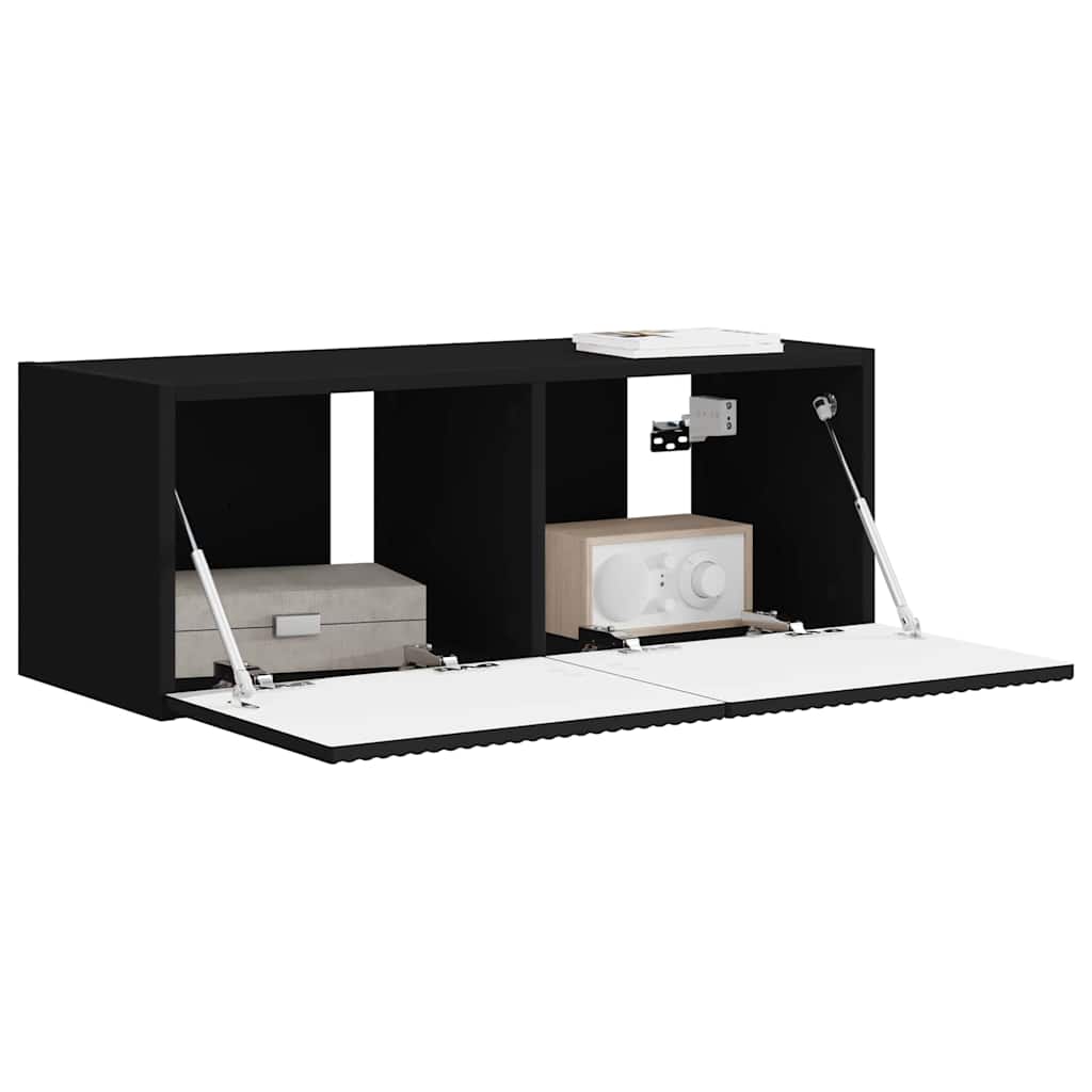 vidaXL Szafka pod telewizor Czarny 78,5 x 31 x 29,5 cm
