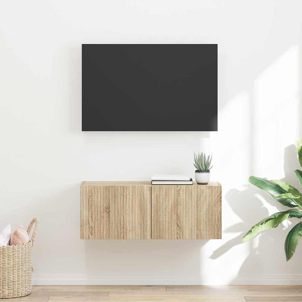 vidaXL Szafka pod telewizor Sonoma 78,5 x 31 x 29,5 cm