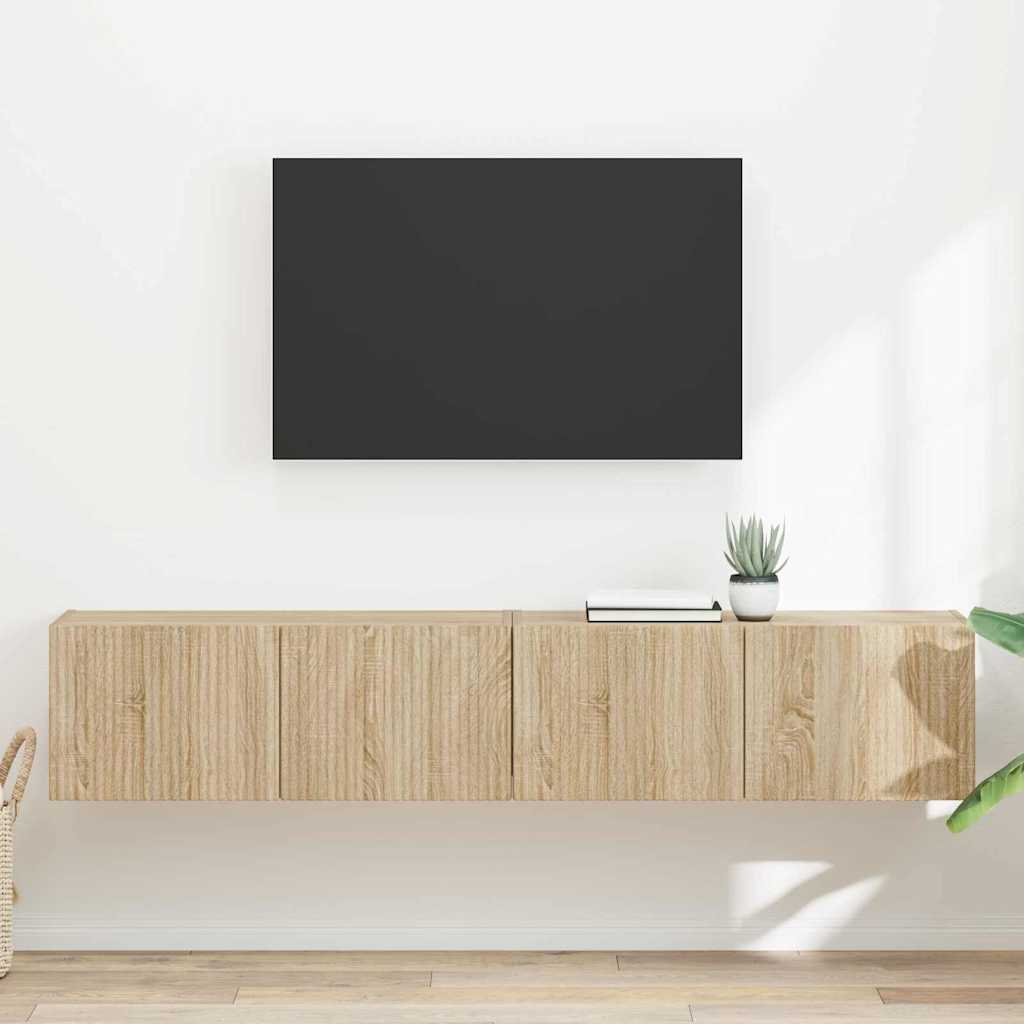 vidaXL Szafka pod telewizor 2 pcs Sonoma 78,5 x 31 x 29,5 cm