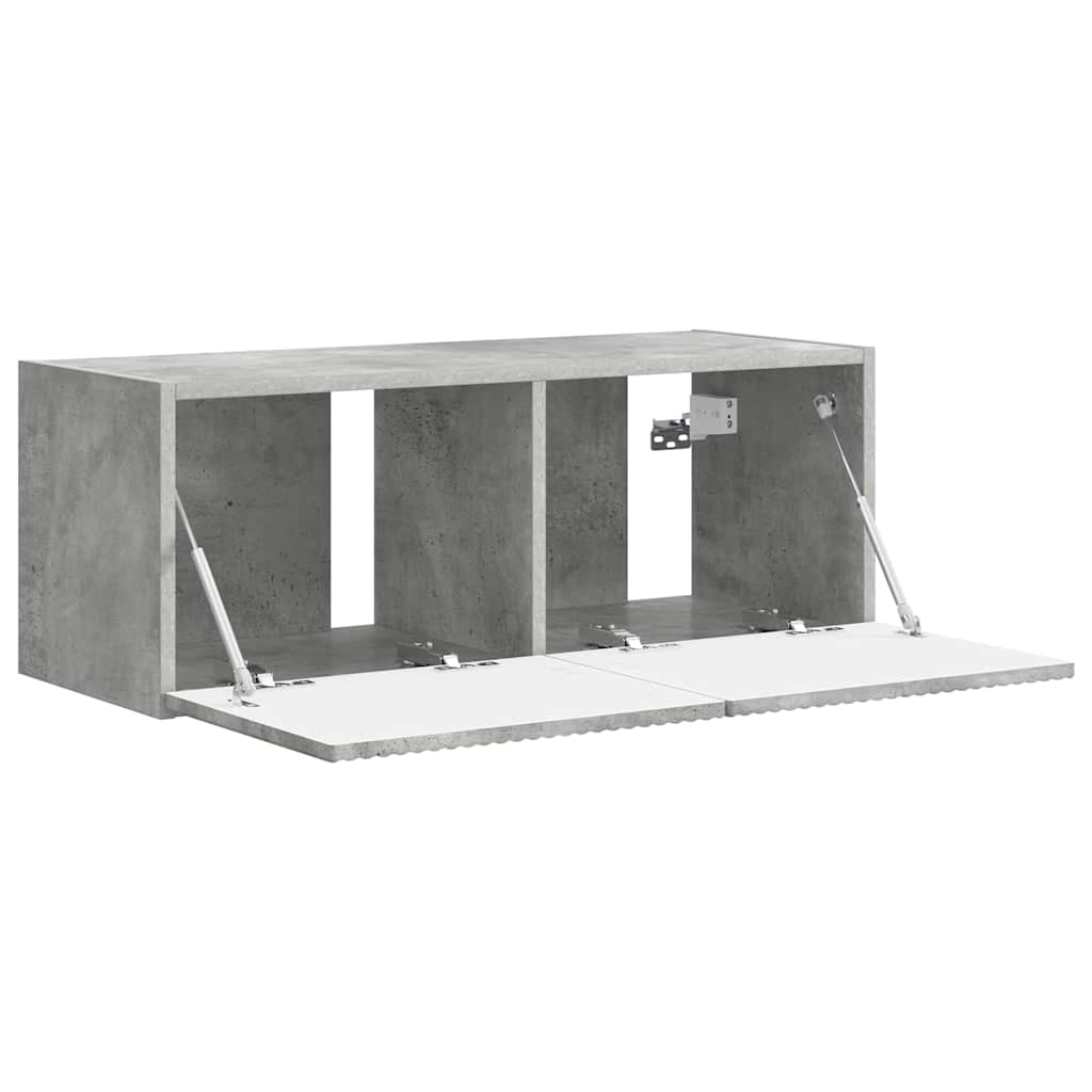 vidaXL Szafka pod telewizor Betonowy 78,5 x 31 x 29,5 cm