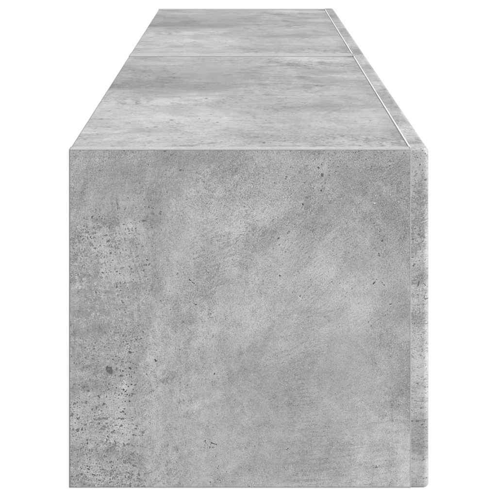 vidaXL Szafka pod telewizor 2 pcs Betonowy 78,5 x 31 x 29,5 cm