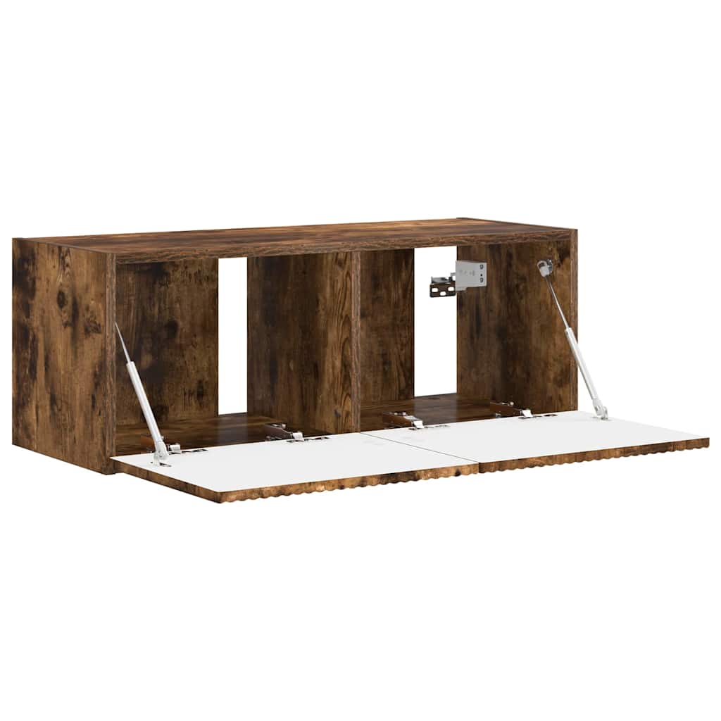 vidaXL Szafka pod telewizor Dąb wędzony 78,5 x 31 x 29,5 cm
