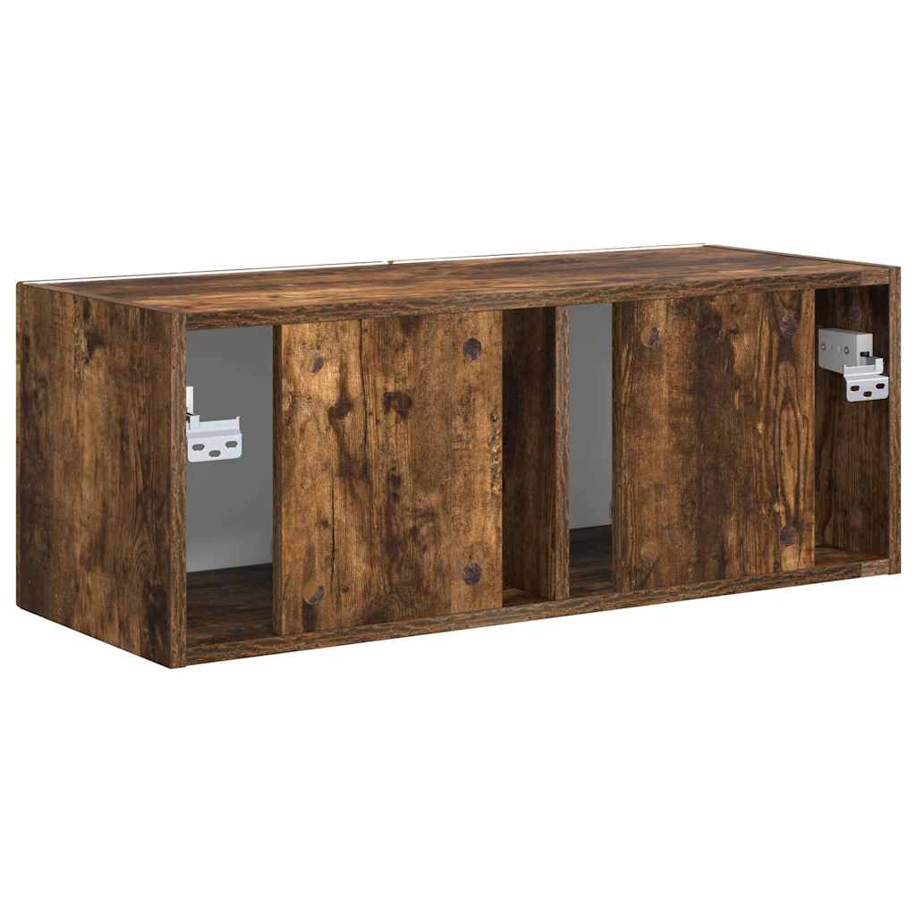 vidaXL Szafka pod telewizor Dąb wędzony 78,5 x 31 x 29,5 cm