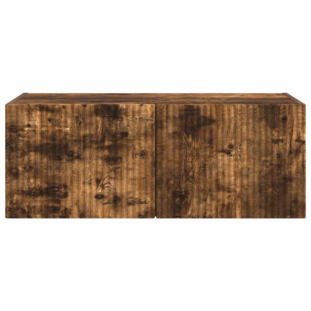 vidaXL Szafka pod telewizor Dąb wędzony 78,5 x 31 x 29,5 cm