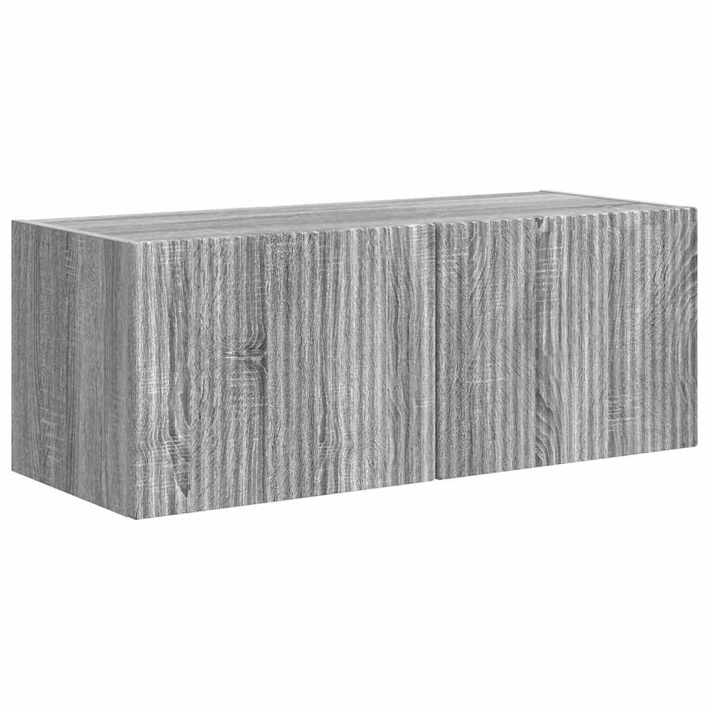 vidaXL Szafka pod telewizor Szary Sonoma 78,5 x 31 x 29,5 cm