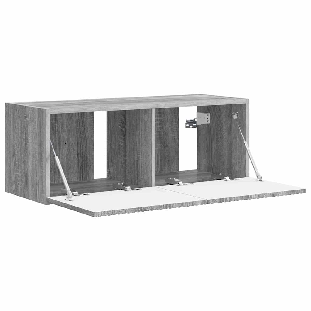 vidaXL Szafka pod telewizor Szary Sonoma 78,5 x 31 x 29,5 cm