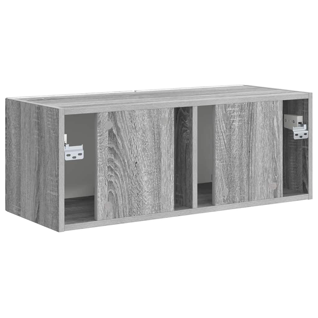 vidaXL Szafka pod telewizor Szary Sonoma 78,5 x 31 x 29,5 cm