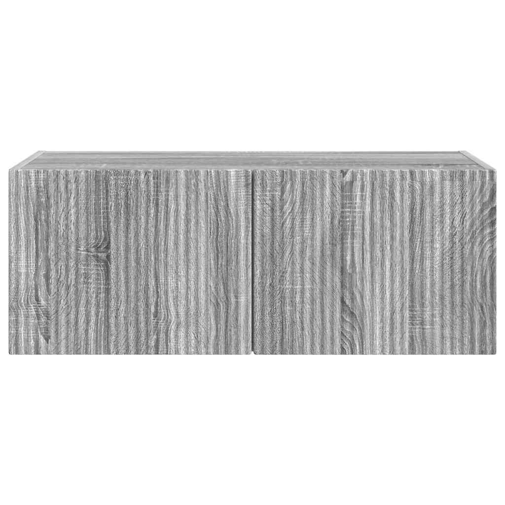 vidaXL Szafka pod telewizor Szary Sonoma 78,5 x 31 x 29,5 cm