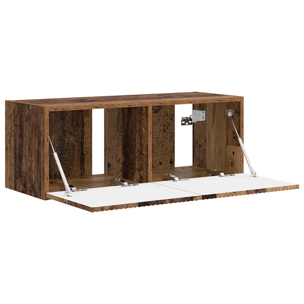vidaXL Szafka pod telewizor Stare drewno 78,5 x 31 x 29,5 cm
