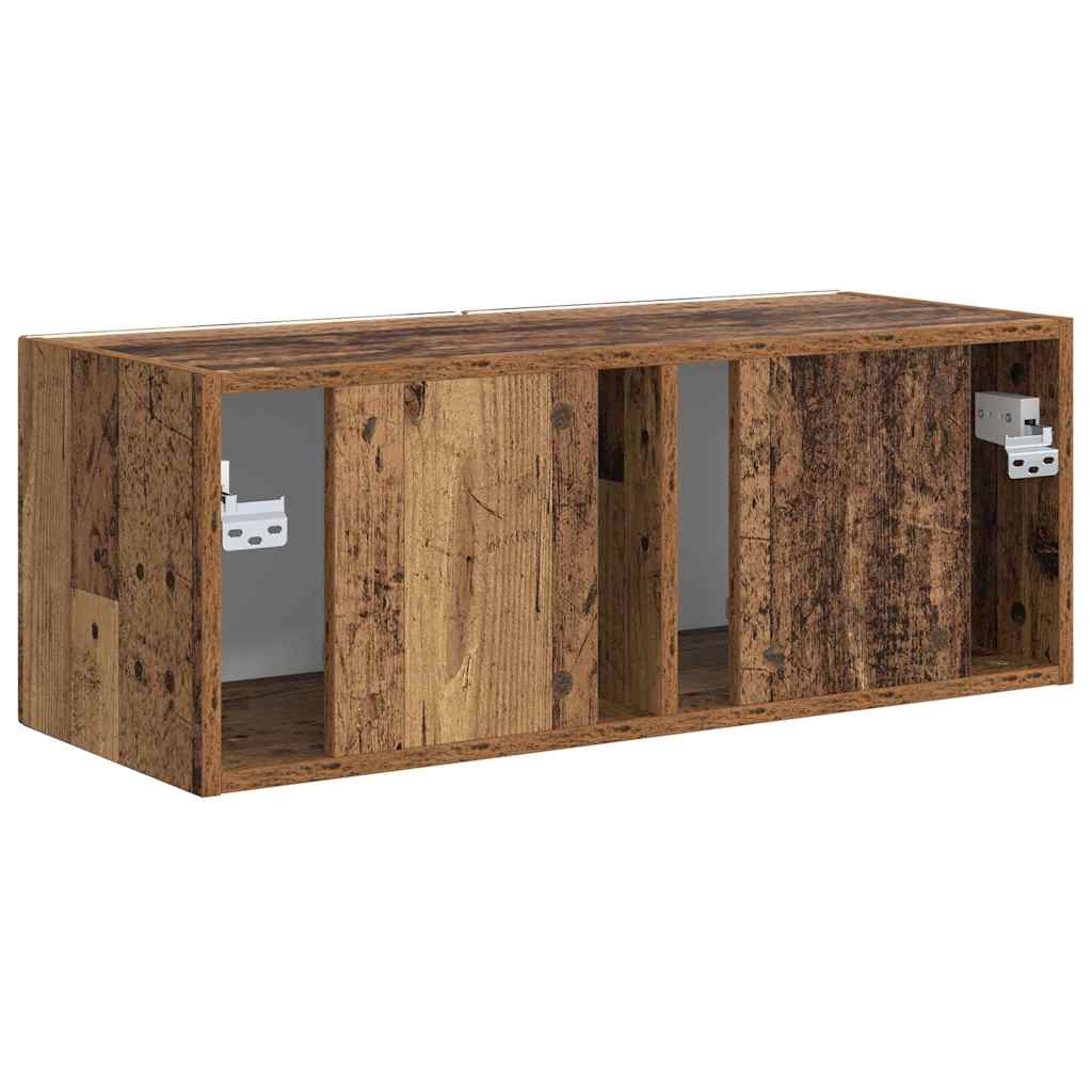 vidaXL Szafka pod telewizor Stare drewno 78,5 x 31 x 29,5 cm