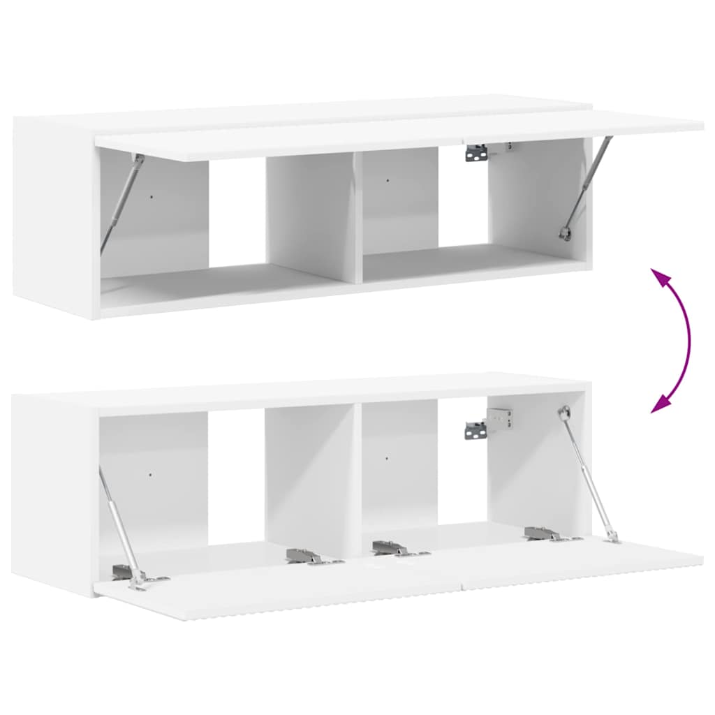 vidaXL Szafka pod telewizor 98 x 31 x 29,5 cm Biały