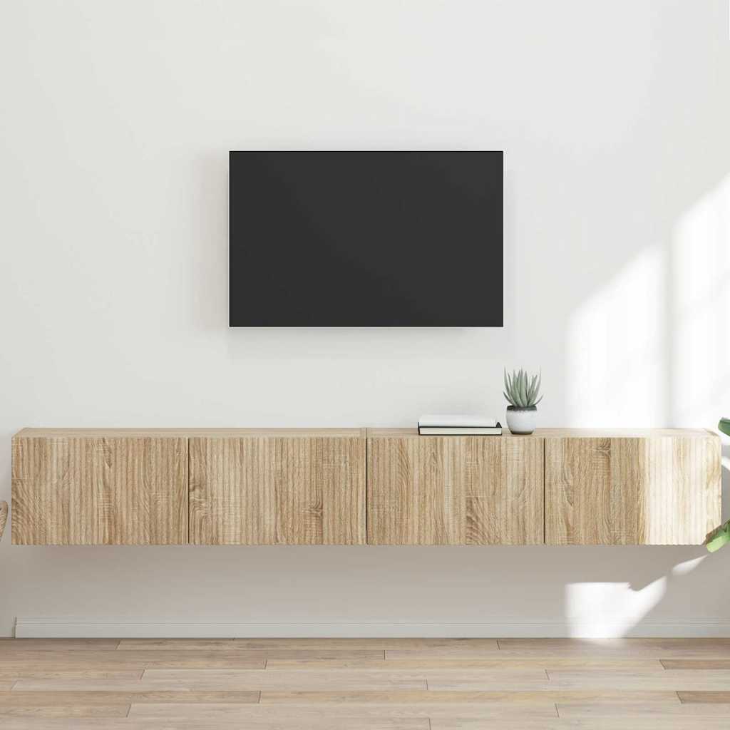 vidaXL Szafka pod telewizor 2 pcs Sonoma 98 x 31 x 29,5 cm