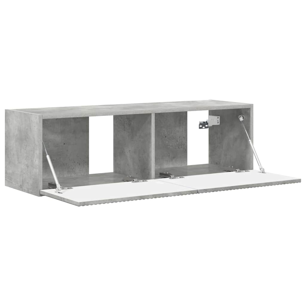vidaXL Szafka pod telewizor Betonowy 98 x 31 x 29,5 cm