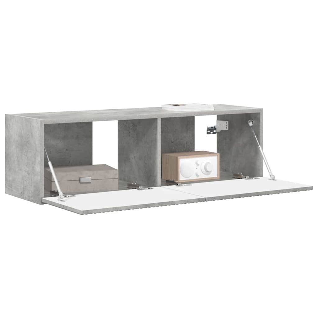vidaXL Szafka pod telewizor Betonowy 98 x 31 x 29,5 cm