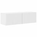 vidaXL Szafka pod telewizor Błyszcząca biel 98 x 31 x 29,5 cm