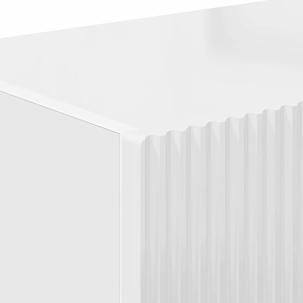 vidaXL Szafka pod telewizor 2 pcs Błyszcząca biel 98 x 31 x 29,5 cm