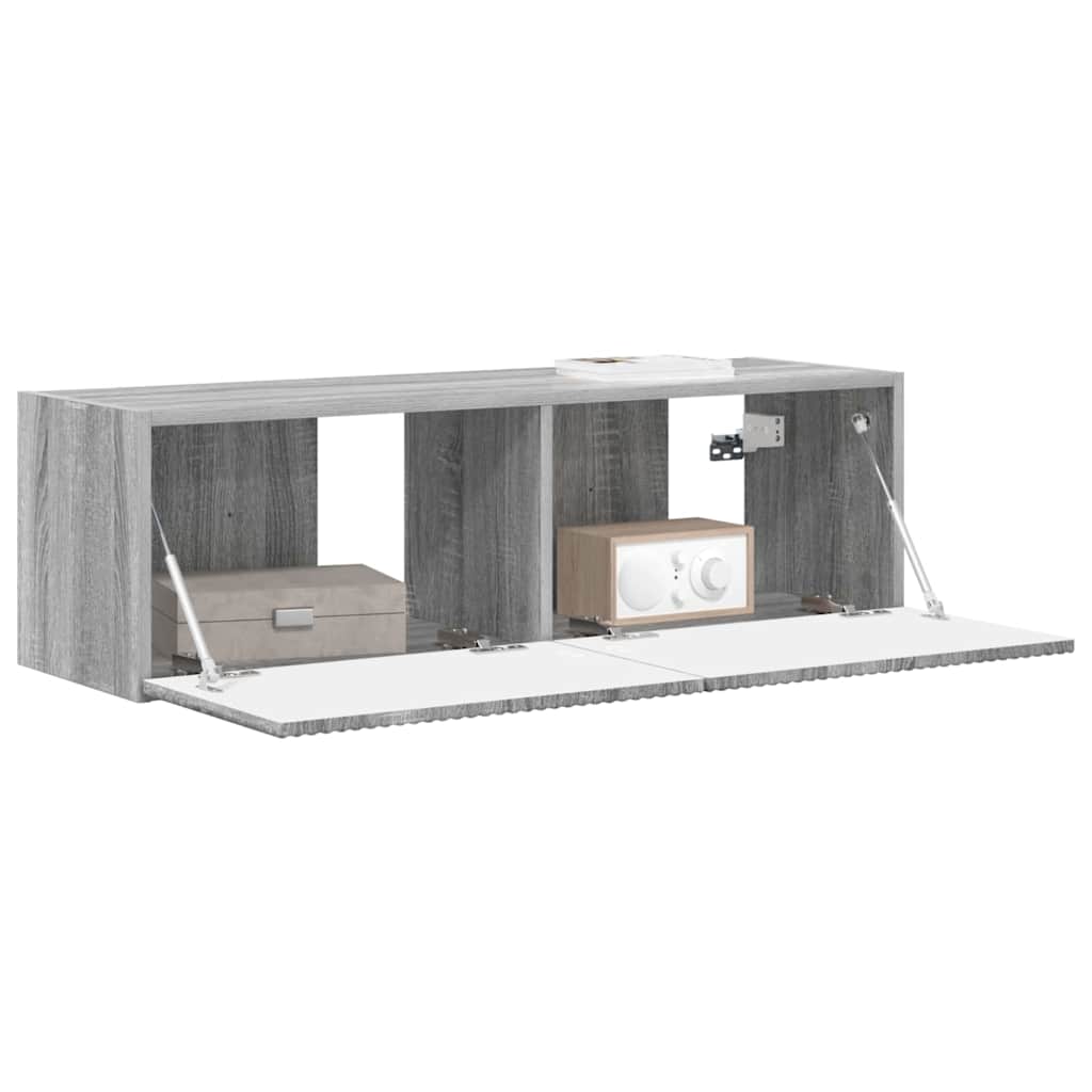 vidaXL Szafka pod telewizor Szary Sonoma 98 x 31 x 29,5 cm