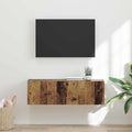 vidaXL Szafka pod telewizor Stare drewno 98 x 31 x 29,5 cm