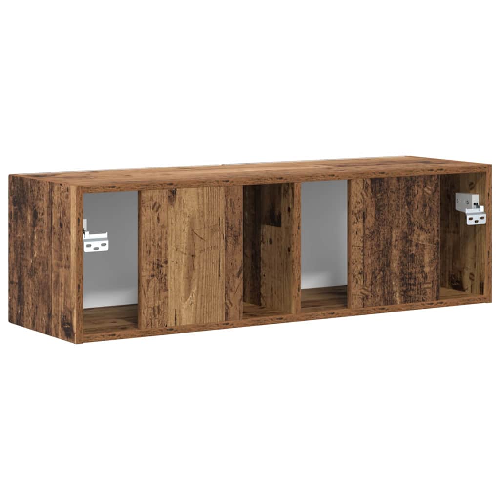 vidaXL Szafka pod telewizor Stare drewno 98 x 31 x 29,5 cm