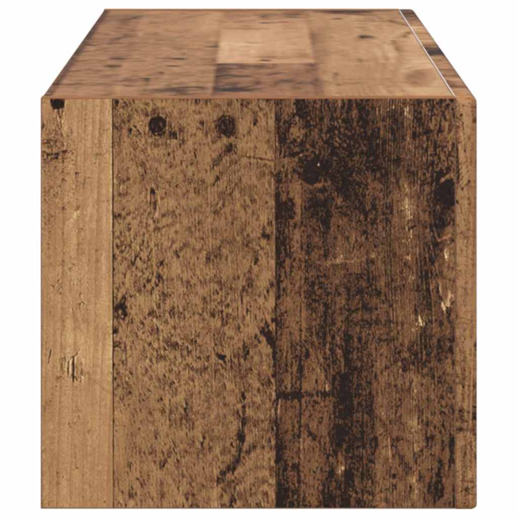 vidaXL Szafka pod telewizor Stare drewno 98 x 31 x 29,5 cm