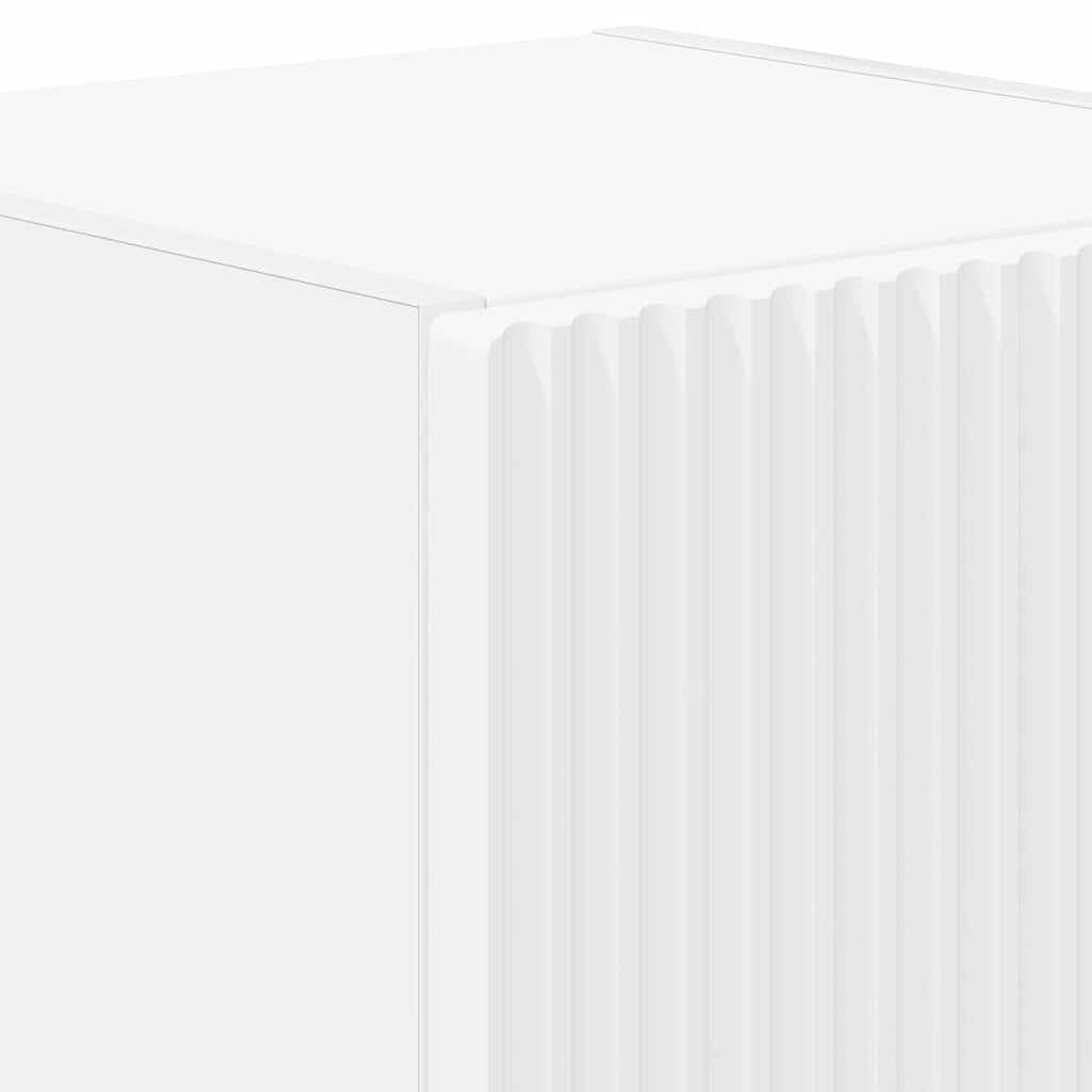 vidaXL Szafka pod telewizor Montowane na ścianie Biały 30 x 31 x 40 cm