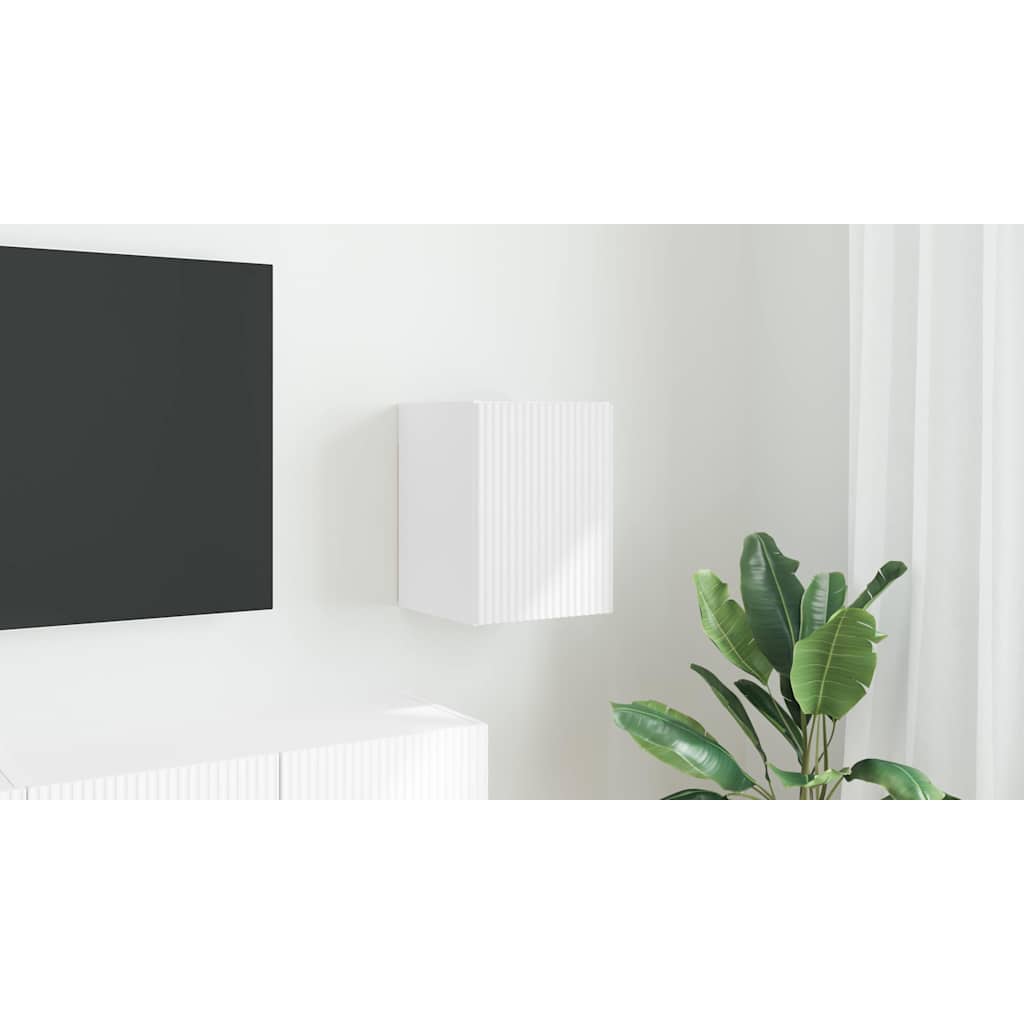 vidaXL Szafka pod telewizor 30 x 31 x 40 cm Biały Drewno inżynieryjne