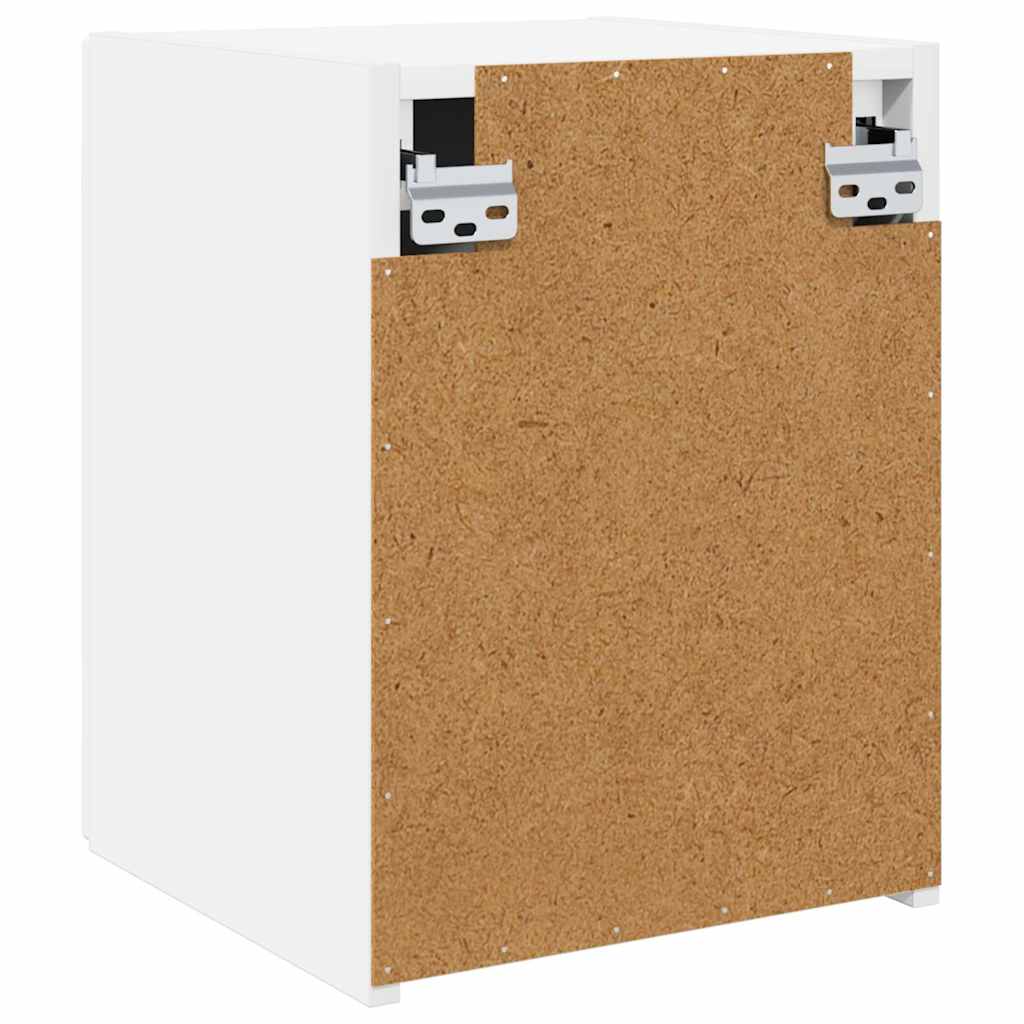 vidaXL Szafka pod telewizor Montowane na ścianie Biały 30 x 31 x 40 cm
