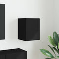 vidaXL Szafka pod telewizor Czarny 30 x 31 x 40 cm