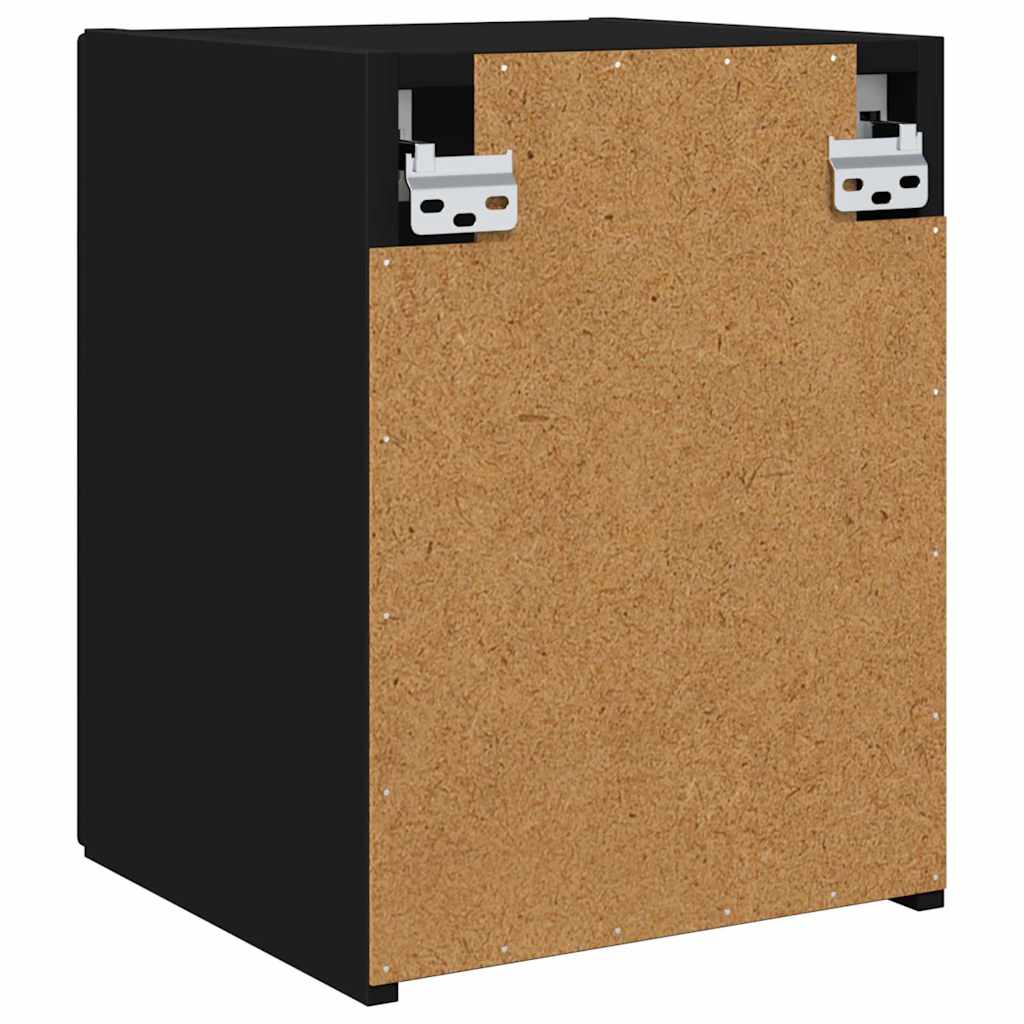 vidaXL Szafka pod telewizor 2 pcs Czarny 30 x 31 x 40 cm