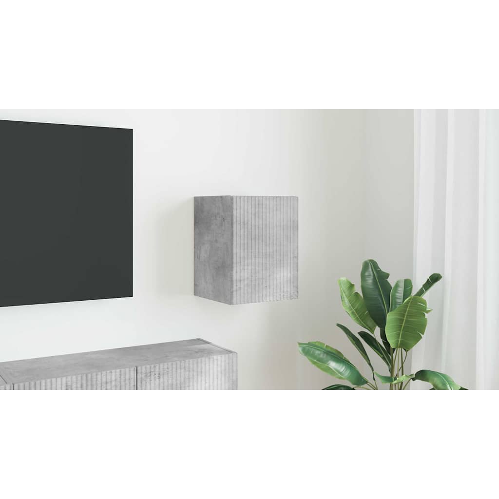 vidaXL Szafka pod telewizor 30 x 31 x 40 cm Betonowy