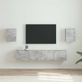 vidaXL Szafka pod telewizor 2 pcs Betonowy 30 x 31 x 40 cm