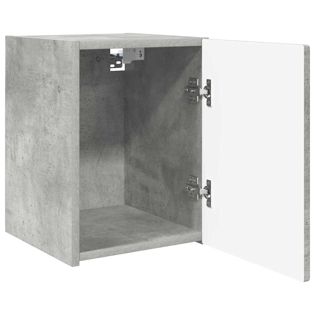 vidaXL Szafka pod telewizor 2 pcs Betonowy 30 x 31 x 40 cm