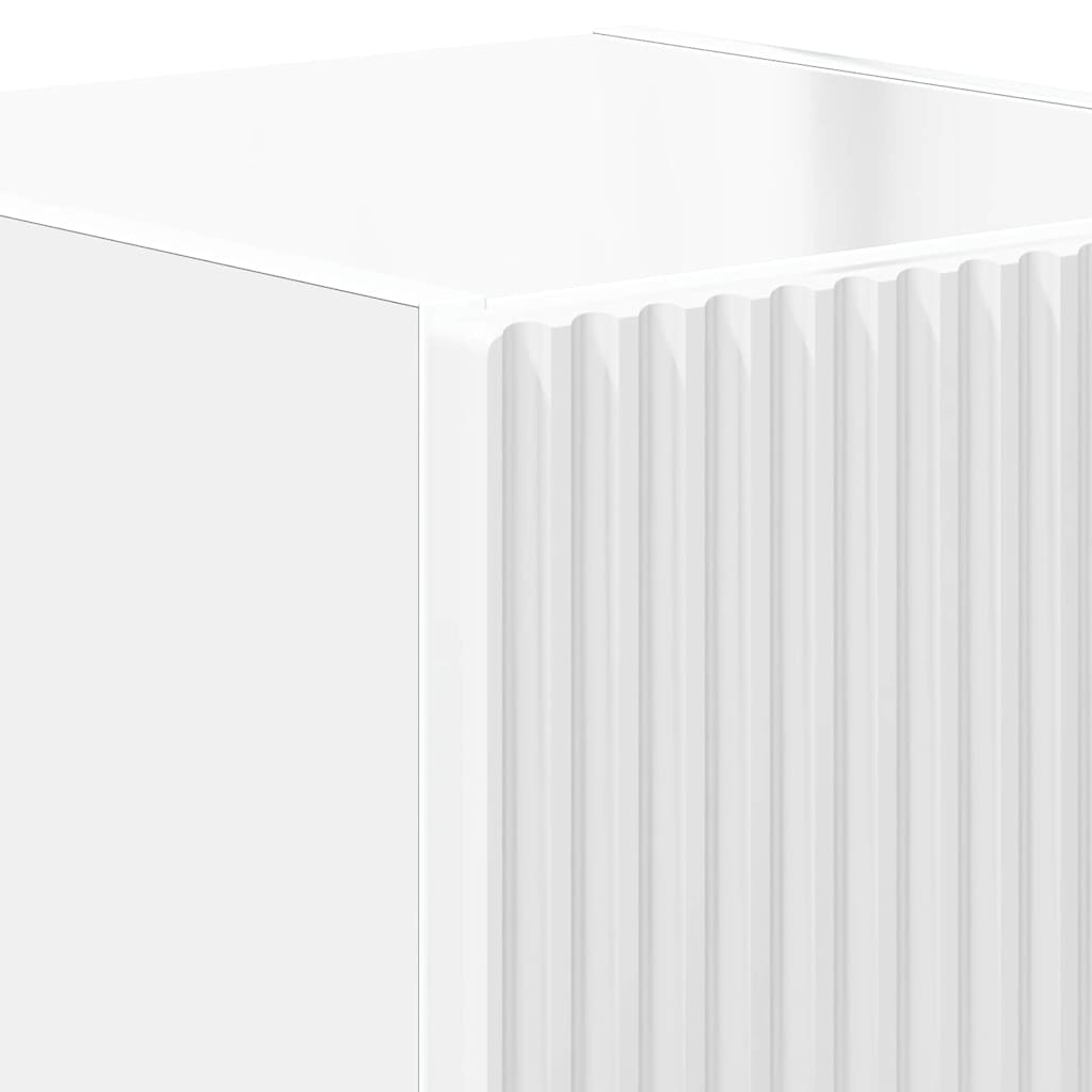 vidaXL Szafka pod telewizor 2 pcs Błyszcząca biel 30 x 31 x 40 cm