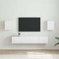 vidaXL Szafka pod telewizor 2 pcs Błyszcząca biel 30 x 31 x 40 cm