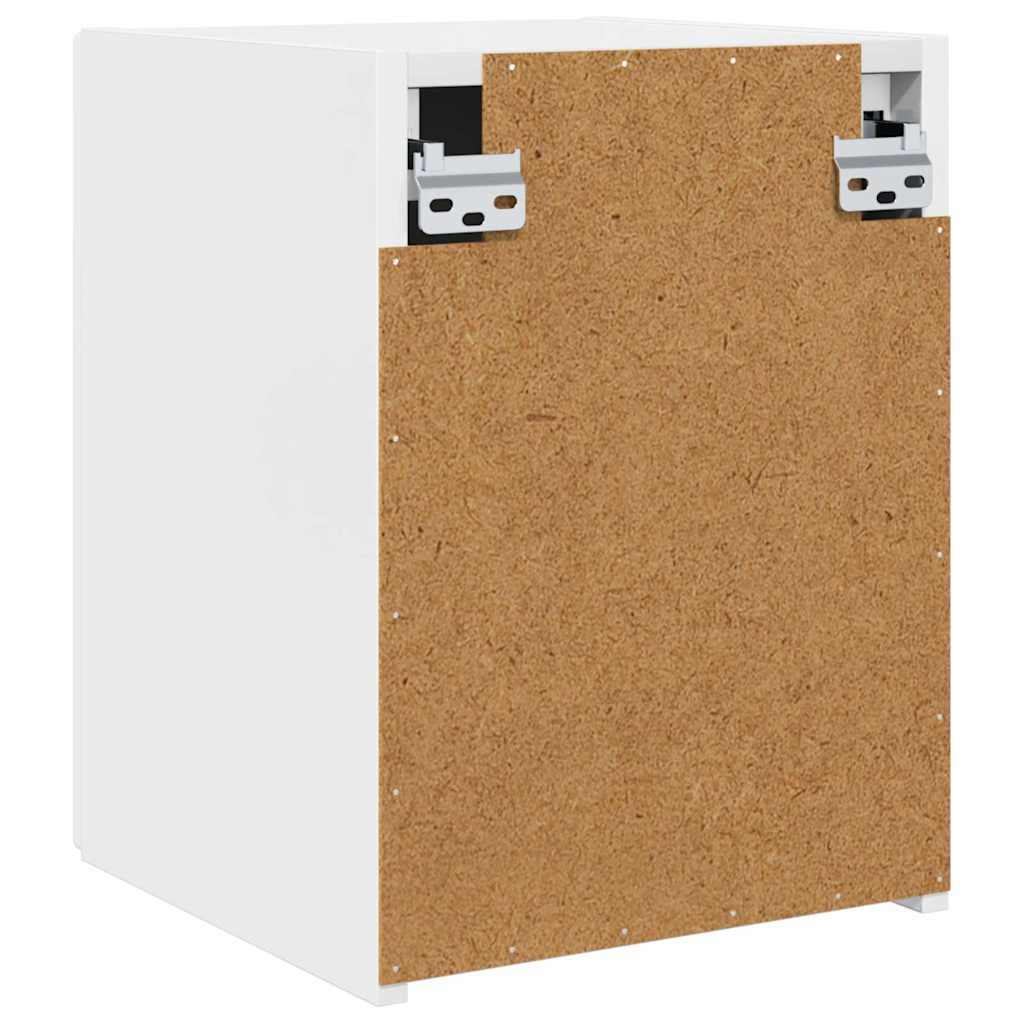 vidaXL Szafka pod telewizor 2 pcs Błyszcząca biel 30 x 31 x 40 cm
